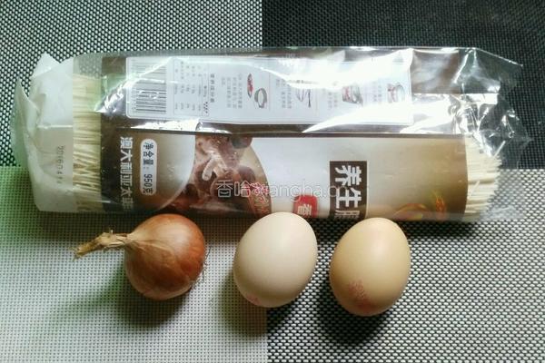 葱油鸡蛋面的做法图解1