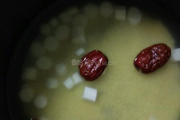 小米山药粥的做法图解4