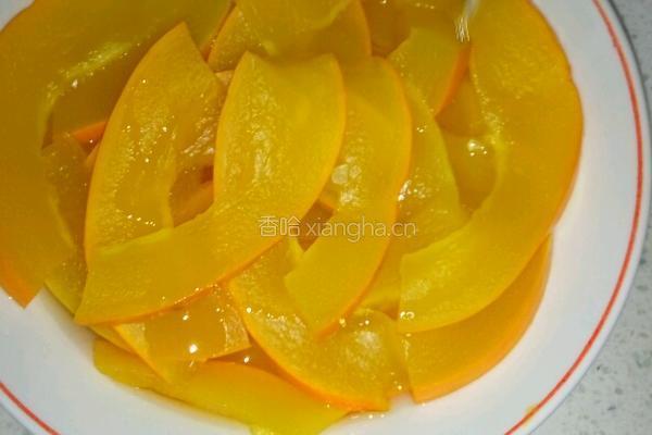 冰糖蜂蜜南瓜的做法图解3