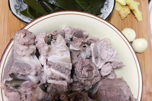 龙骨海带汤的做法图解4