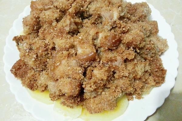粉蒸土豆五花肉的做法图解8