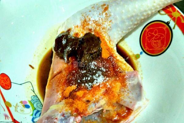 奥尔良烤鸡腿的做法图解4