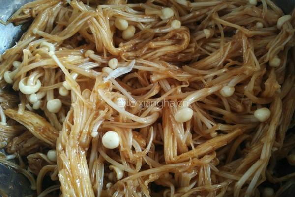 蒸金针菇的做法图解4