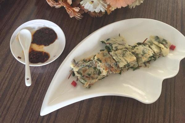 马齿菜鸡蛋煎饼的做法图解10