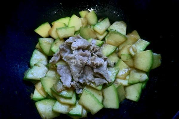 肉滑西葫芦的做法图解8