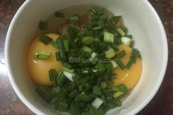 萝卜干煎蛋的做法图解3