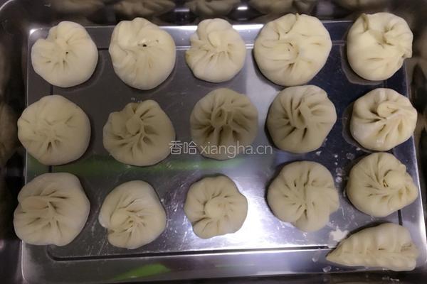 茄子素包子的做法图解6