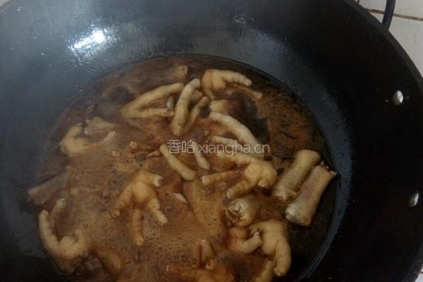 土豆烧鸡爪的做法图解5