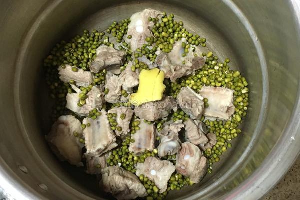 绿豆排骨汤的做法图解4