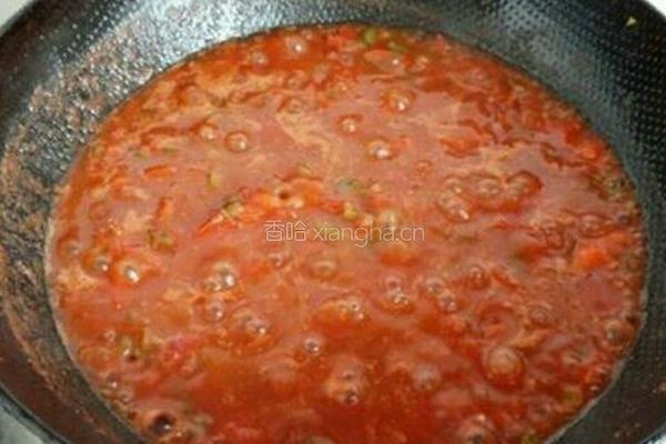 番茄煎蛋面的做法图解4