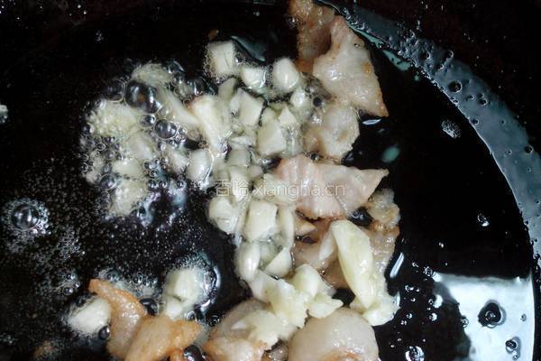 菇蕾炒肉的做法图解4