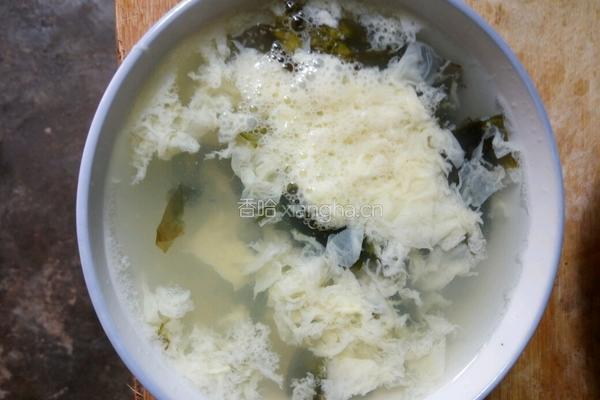 紫菜鸡蛋汤的做法图解4