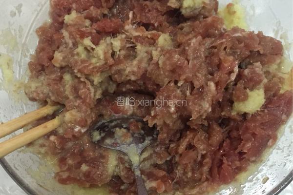 辣椒酿肉的做法图解2