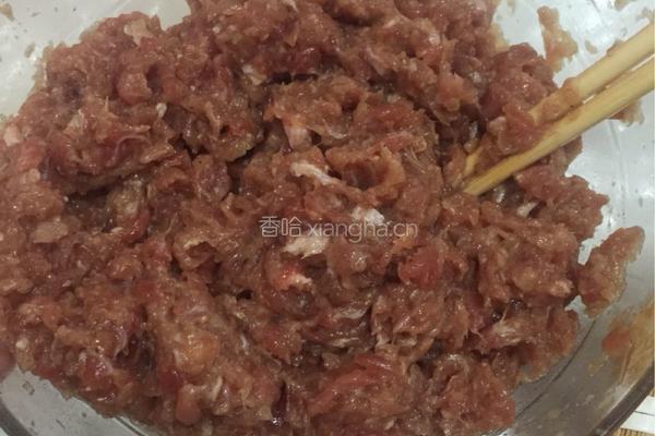 辣椒酿肉的做法图解3
