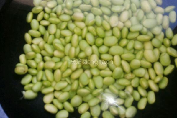 豆米炒肉末的做法图解2