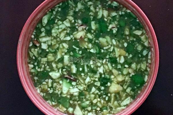 农家菜辣椒鸡蛋焖子（也叫鸡蛋酱）拌茄子土豆的做法图解8