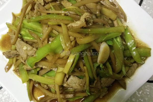 肉丝小炒的做法图解6