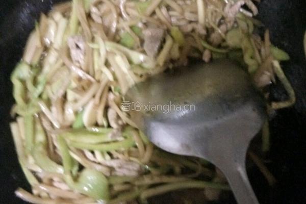 肉丝小炒的做法图解4