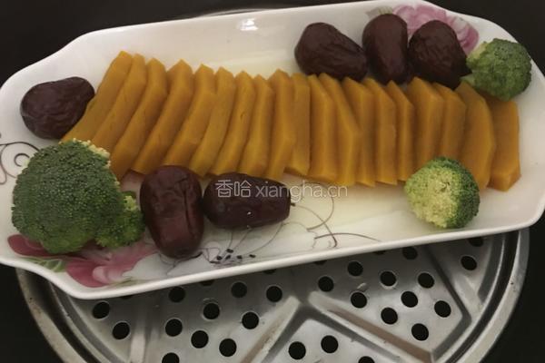 红枣蒸南瓜的做法图解5