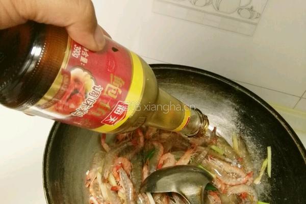 姜葱炒基围虾的做法图解4