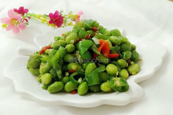 辣椒炒青豆