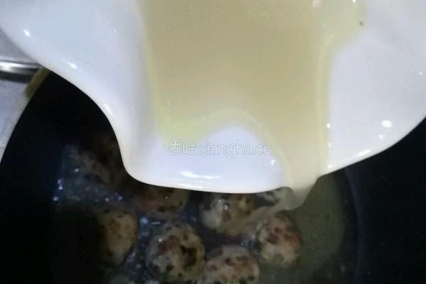 上汤丸子霸王花的做法图解5