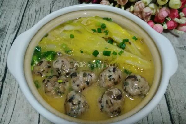 上汤丸子霸王花的做法图解8