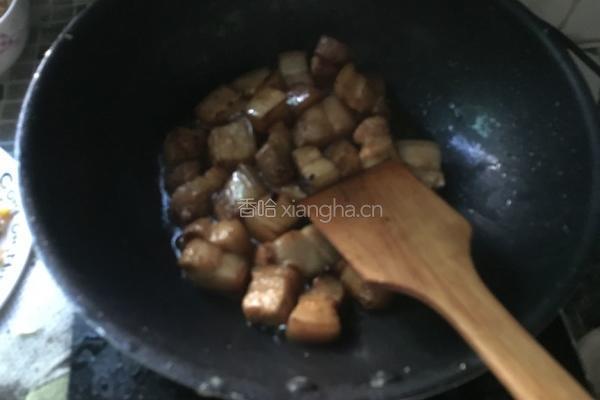 菜干烧五花肉的做法图解9