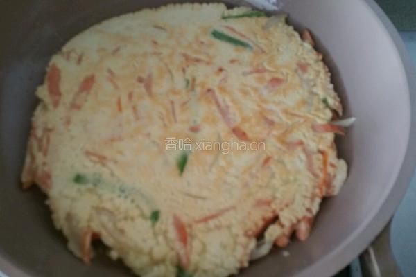 火腿芝士蛋饼的做法图解5