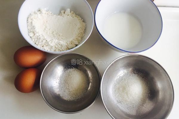 六寸戚风蛋糕的做法图解1
