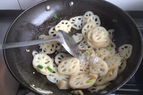 清炒藕片的做法图解8