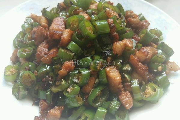 杭椒肉丁的做法图解6