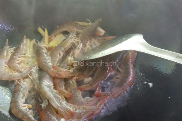 姜葱炒虾的做法图解6