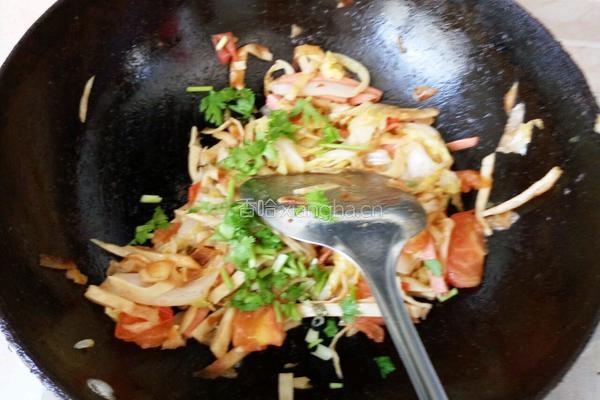 炒饼的做法图解6
