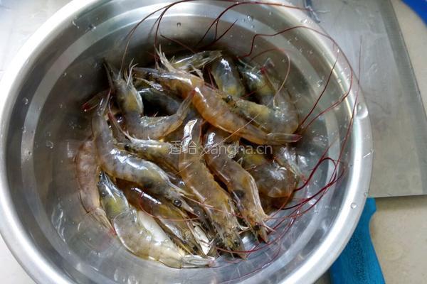 虾仁空心菜包子的做法图解4