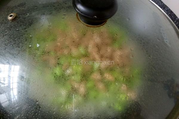 毛豆炒肉的做法图解11