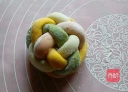 绣球馒头的做法图解5
