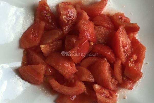 西红柿炒花菜的做法图解3