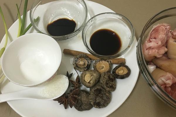 香菇卤猪手（自制）的做法图解1