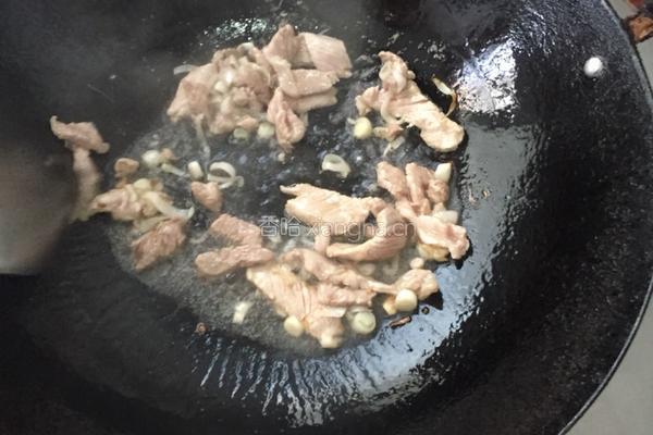 芹菜香干炒肉的做法图解18