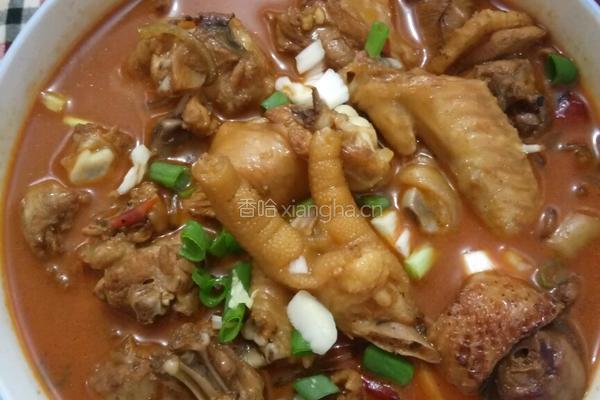 香菇烧鸡的做法图解8