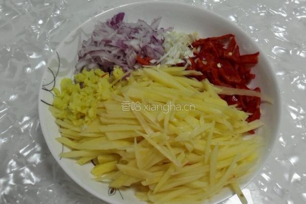 香煎土豆丝的做法图解2