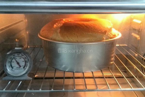 中空戚风蛋糕8寸加厚的做法图解26