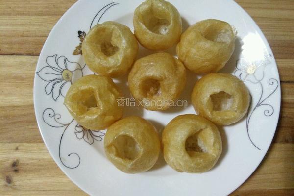 清蒸油面筋塞肉的做法图解6