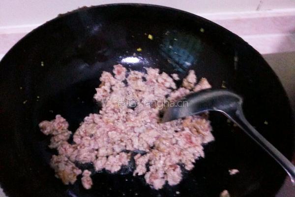 酸豆角炒肉末的做法图解5