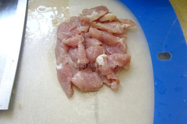 笋干炒肉片的做法图解3