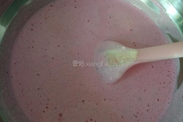 红心火龙果酸奶蛋糕的做法图解13