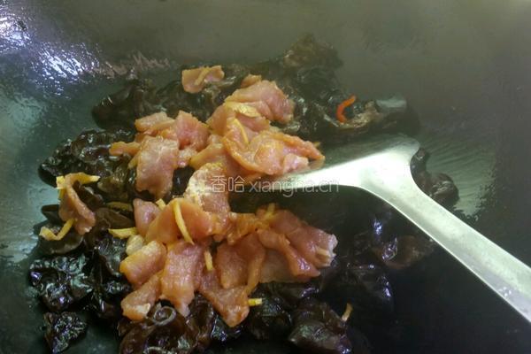 木耳炒肉的做法图解10