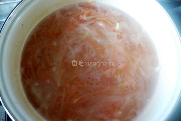 炝三丝的做法图解4