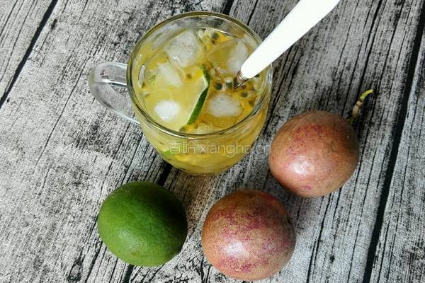 蜂蜜青柠百香果茶的做法图解8